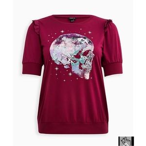 Graphic Classic Fit Light Weight French Terry Short Sleeve Sweatshirt